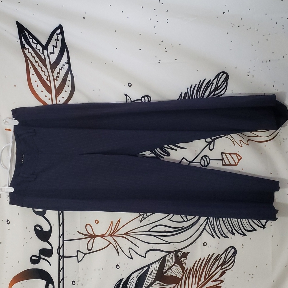 Atelier Blue w/ grey pinstripes size 2